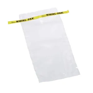 Nasco Whirl-Pak B00736WA Sample Bag, 230mm L x 115mm W, 0.064mm Thickness, 532ml Capacity (Box of 500)