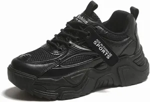 NCNDB Women's Mesh Breathable Walking Sneakers Platform Casual Sports Shoes