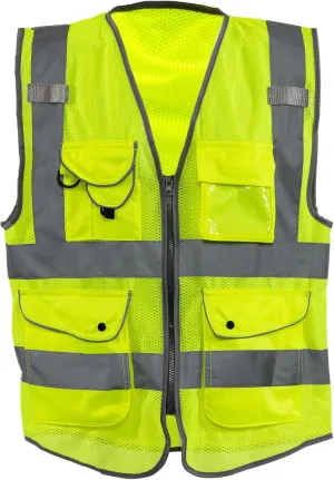 NEIKO Safety Vest, High Visibility Vest with Reflective Strips