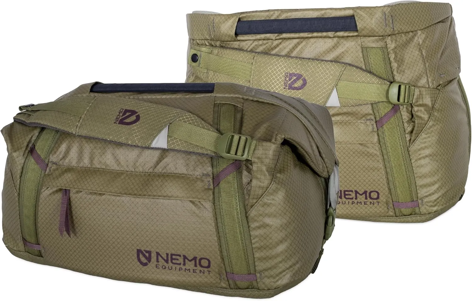 NEMO Equipment Double Haul Convertible Duffel & Tote Bag – Water-Resistant Gear Bag with Backpack Straps - 30L - Nova