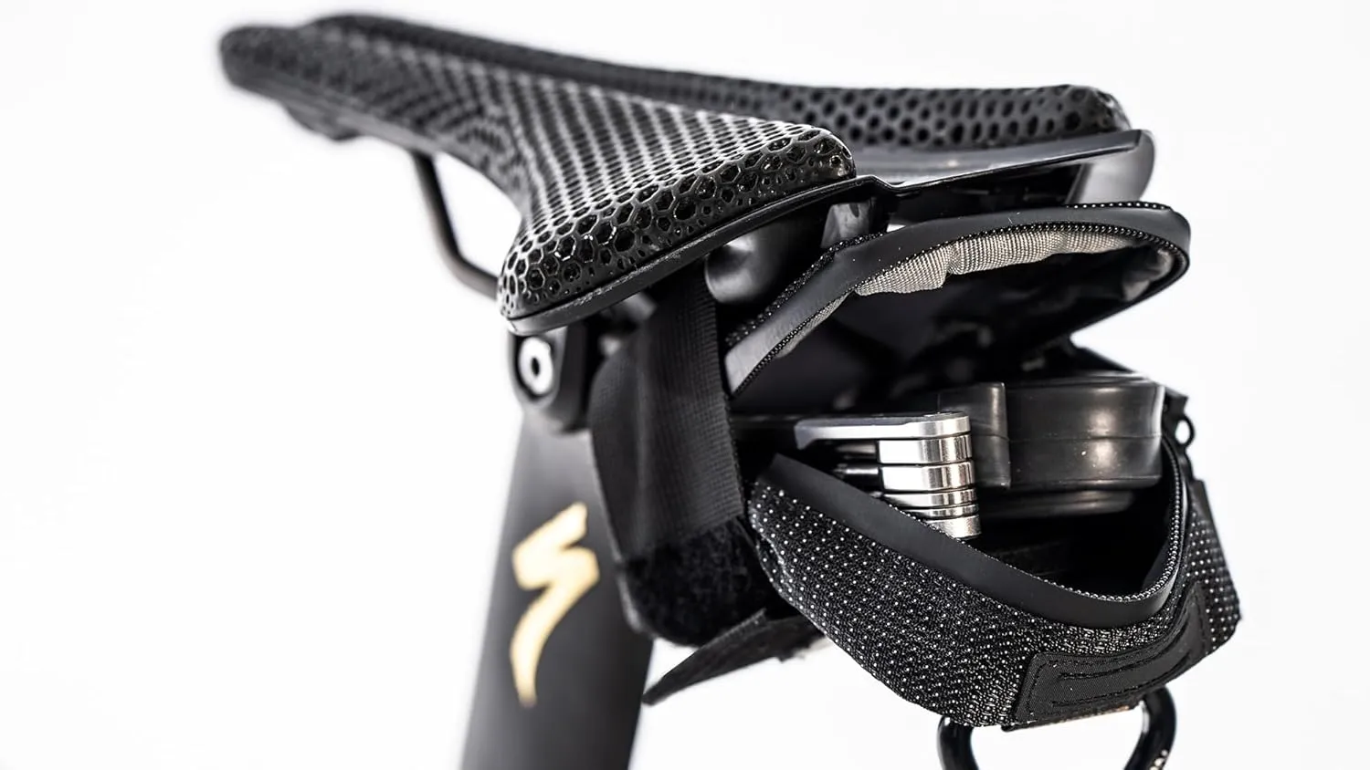 NEO PORTER RADTAIL Bike Saddle Bag- Water Resistant Bicycle Under Seat Pouch for Cycling Accessories Storage