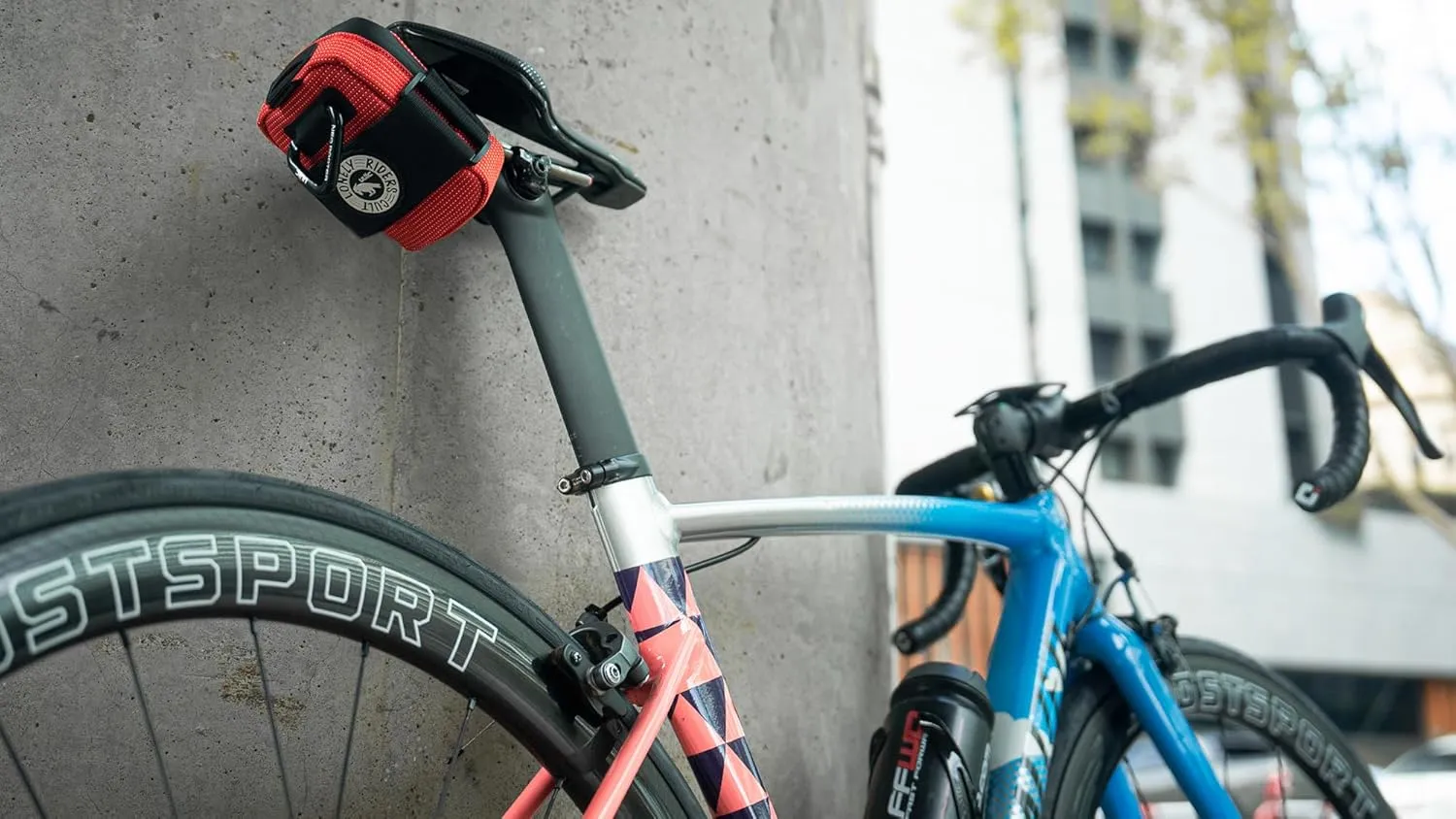 NEO PORTER RADTAIL Bike Saddle Bag- Water Resistant Bicycle Under Seat Pouch for Cycling Accessories Storage