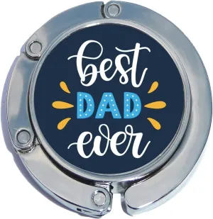 NewCharms Best Dad Ever Foldable Purse Hanger