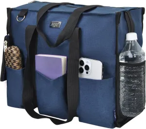 NGIL Utility Canvas Multi Pocket Tote Bag with Coin Purse, Work Bags for Women with Multiple Pockets Exterior & Interior