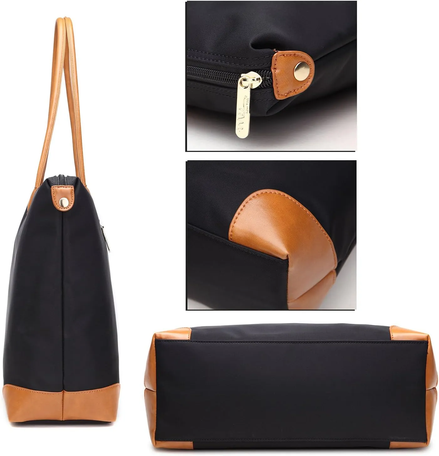 NNEE® Water Resistance Nylon Tote Bag & Multiple Pocket Design