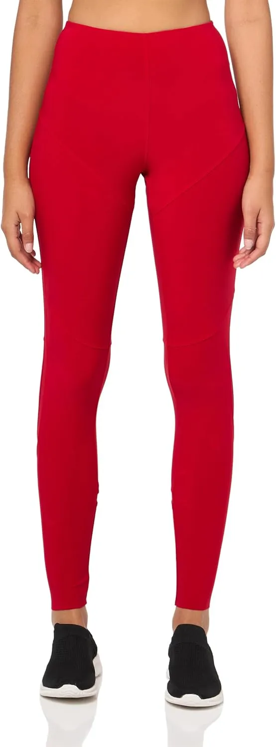 Norma Kamali Women's Diagonal Legging with Mesh Insert