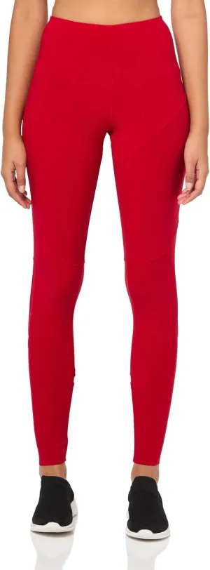 Norma Kamali Women's Diagonal Legging with Mesh Insert