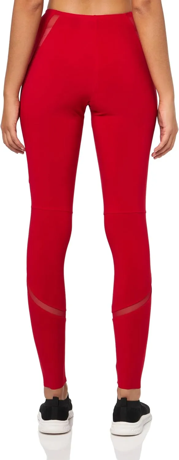 Norma Kamali Women's Diagonal Legging with Mesh Insert