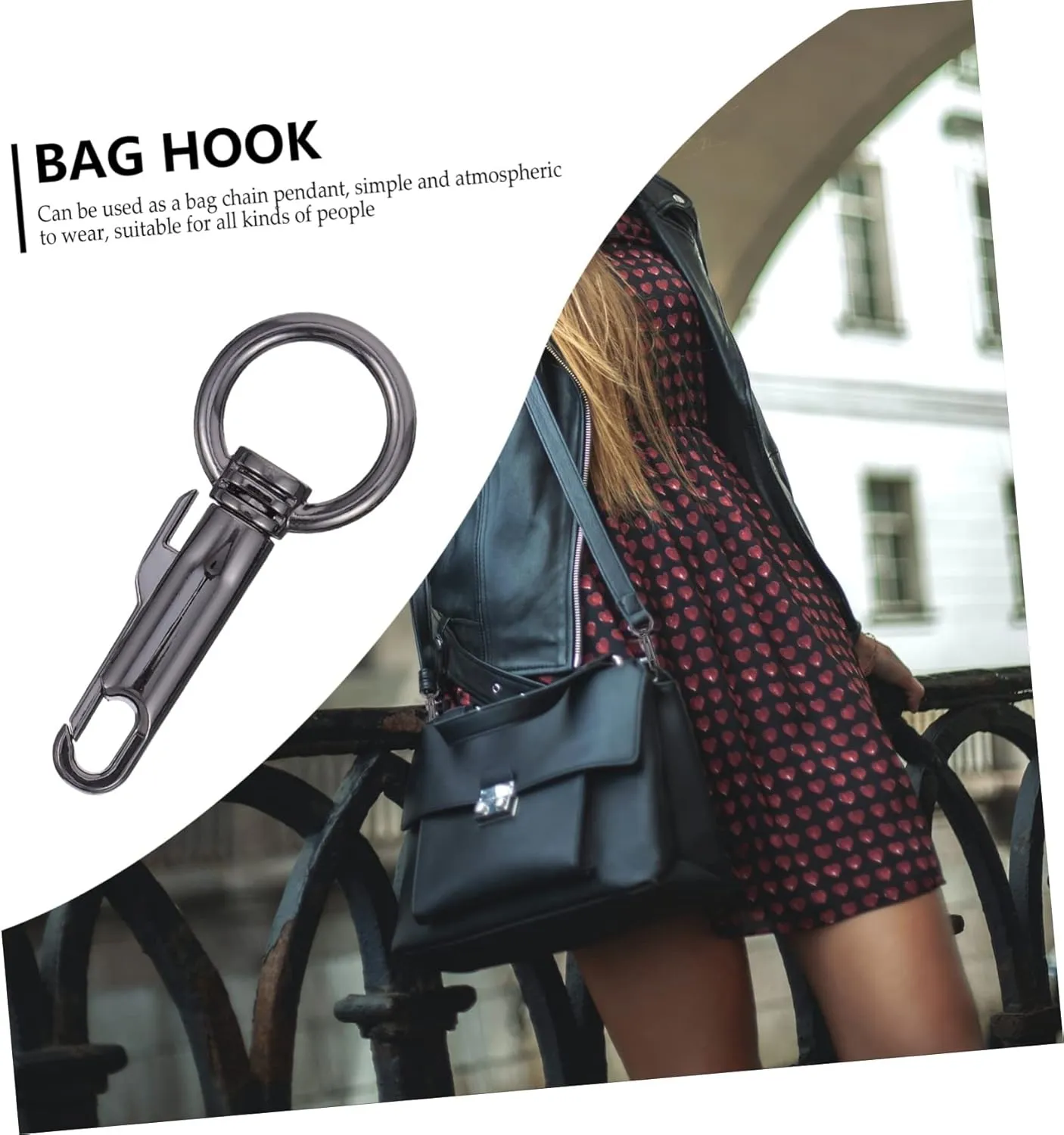 NUOBESTY 3sets for Purse Metal Snap Hook Women Bag Shoulder Strap Clasp Trigger Buckles Clasp Hooks 2pcs*3