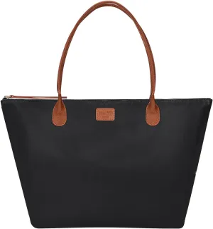 Nylon Tote Bag for Women, Large Foldable Weekend Hobo Purses for Women, Shoulder Tote Handbags with Zipper