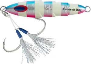OCEAN CAT 1 PC Slow Pitch Jig Saltwater Fishing Lures Flat Fall Jigs, Jigging Baits with Hook for Saltwater Fishing 5 Colors 80G/120G/160G/200G/250G/300G