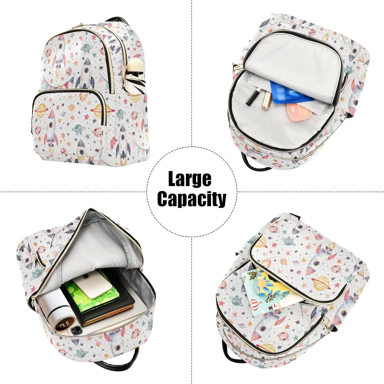 ODAWA Womens Backpack for Travel Ladies Shoulder Bags Space Cute Purse Backpack for Women Light Weight Backpacks for Travel
