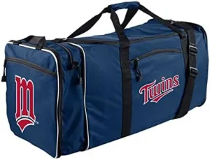 Officially Licensed MLB Extended "Steal" Duffel Bag (Minnesota Twins)