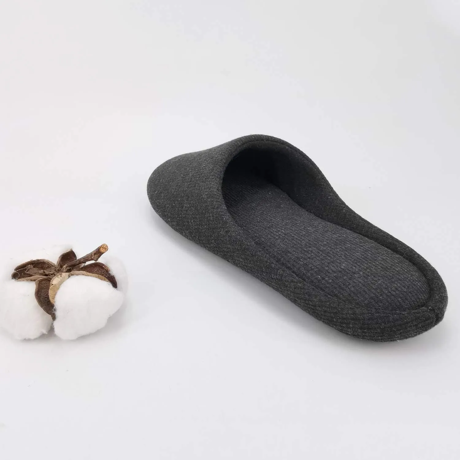 ofoot Women's Non-Slip House Slippers - Lightweight Cotton Memory Foam Indoor Slip-On, Machine Washable & Foldable Travel Design for Home, Yoga, Narrow/Wide Fit Options