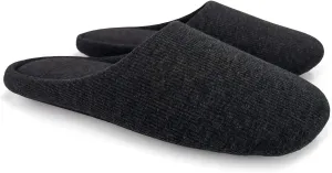 ofoot Women's Non-Slip House Slippers - Lightweight Cotton Memory Foam Indoor Slip-On, Machine Washable & Foldable Travel Design for Home, Yoga, Narrow/Wide Fit Options