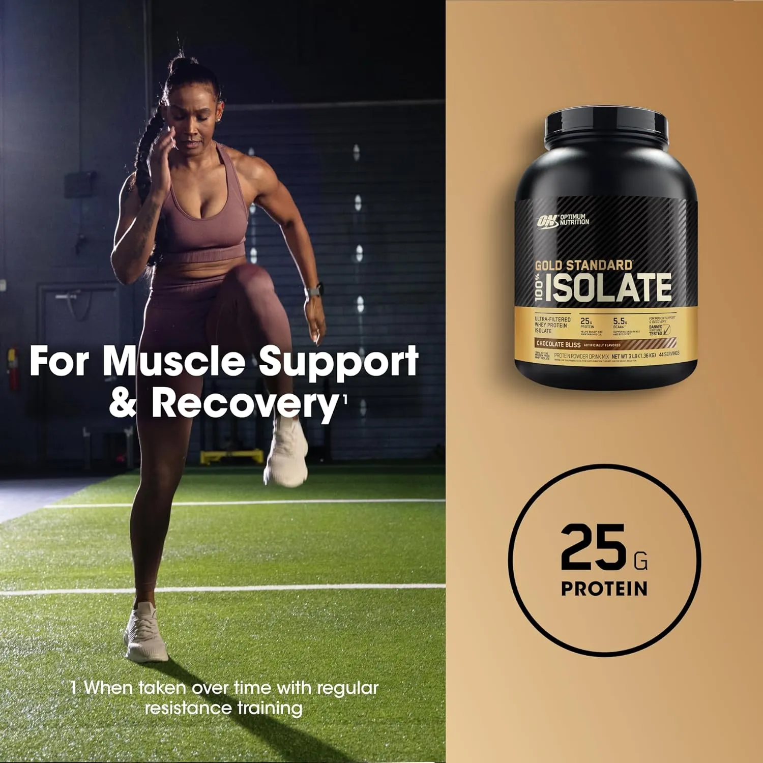 Optimum Nutrition Gold Standard 100% Isolate, Chocolate Bliss, 3 Pounds, 44 Servings (Packaging May Vary)
