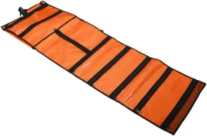 (Orange Medical Trauma Bag-All Purpose First Aid Bag, EMPTY Foldable Organizer Bag for Outdoor, Camping, Workplace, School, Home, Travel-Emergency Preparedness-First Aid Kit Bag-B.O.B.