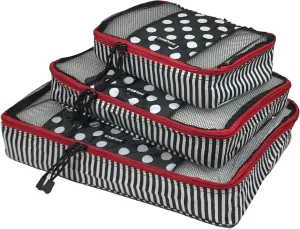 ORB Travel 3pc Packing Cubes suitcase, backpack travel organizing system set