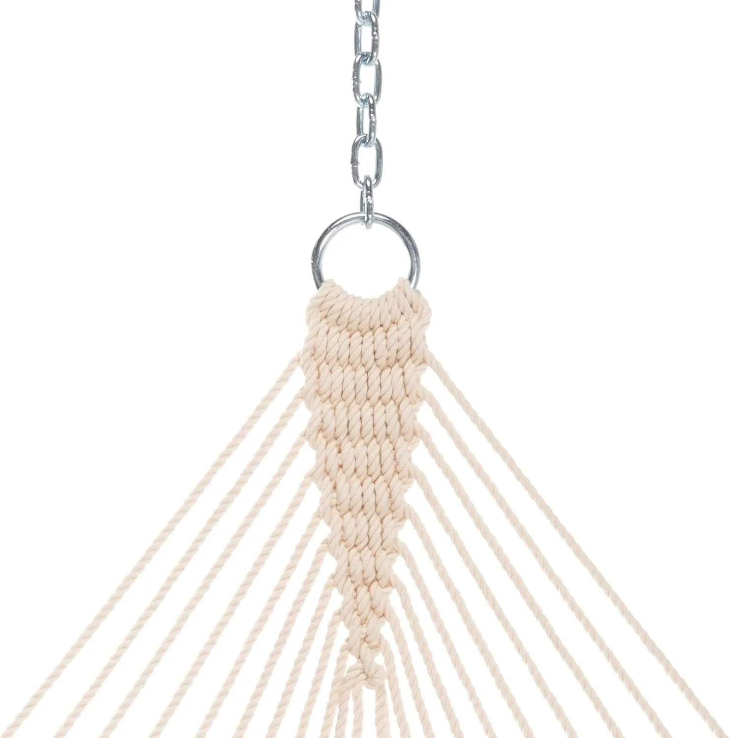 Original Pawleys Island Large Way Melon Seaglass Sunbrella Quick Dry Hammock with Free Extension Chains & Tree Hooks, Handcrafted in The USA, 400 LB Weight Capacity, 13 ft. x 55 in.