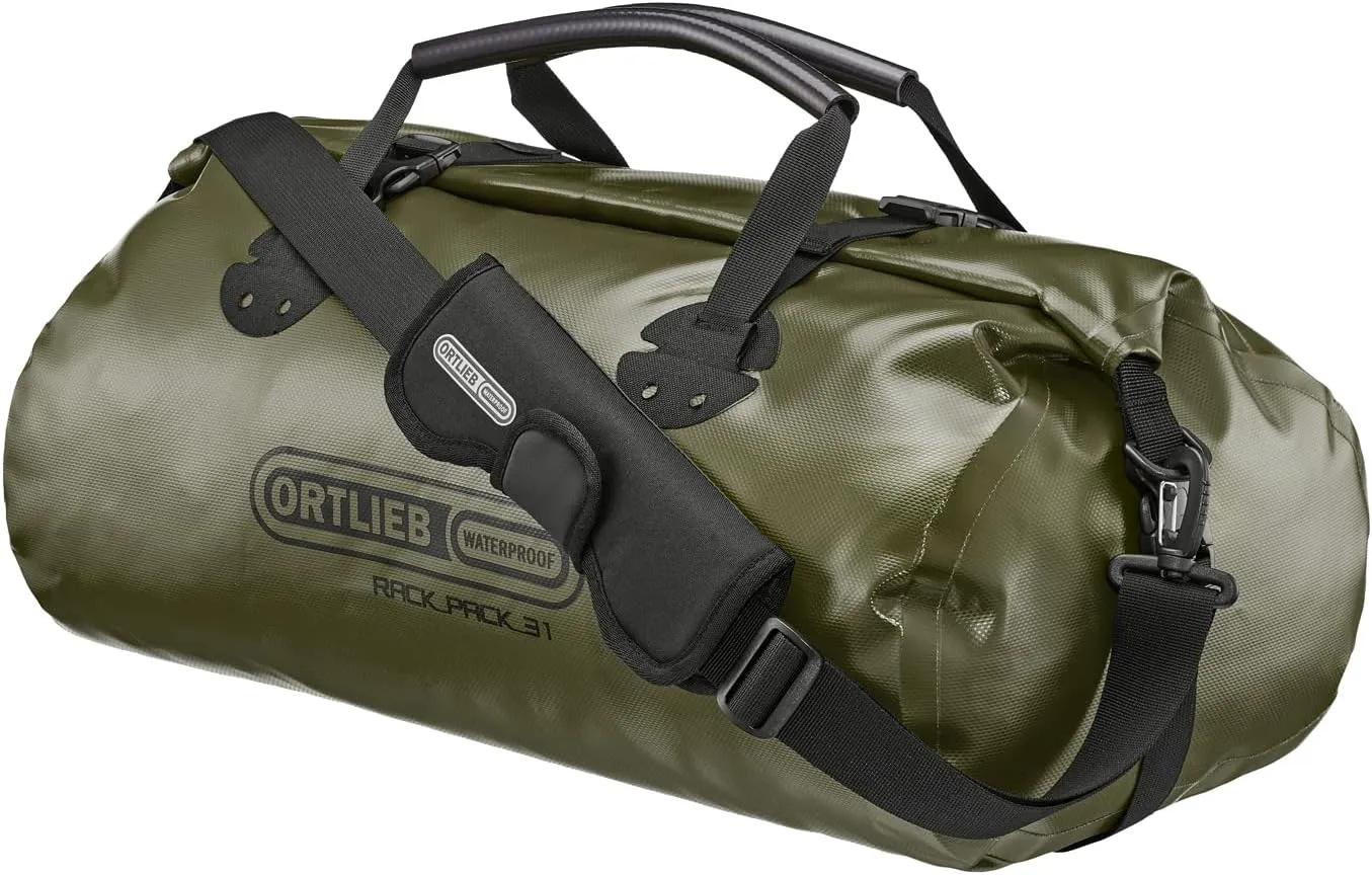 ORTLIEB Bicycle Rack Bag, Medium, Olive, 31L