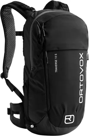 Ortovox Traverse 18L S Alpine Climbing Backpack with Shorter Back Lengths for Men & Women - Black Raven - 18 Liter