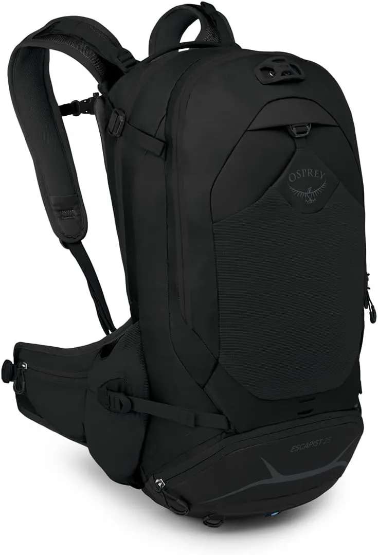Osprey Escapist 25L Biking Backpack, Black, Medium/Large