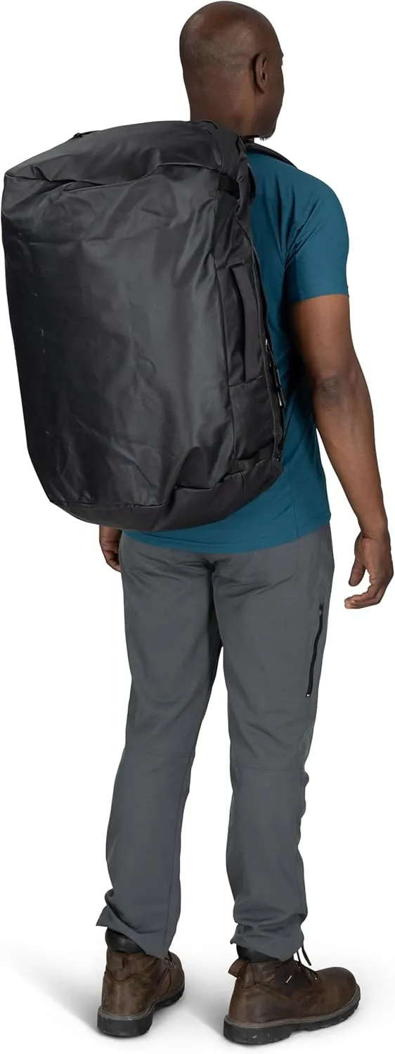 Osprey Transporter 40L Travel Duffel Bag, Black