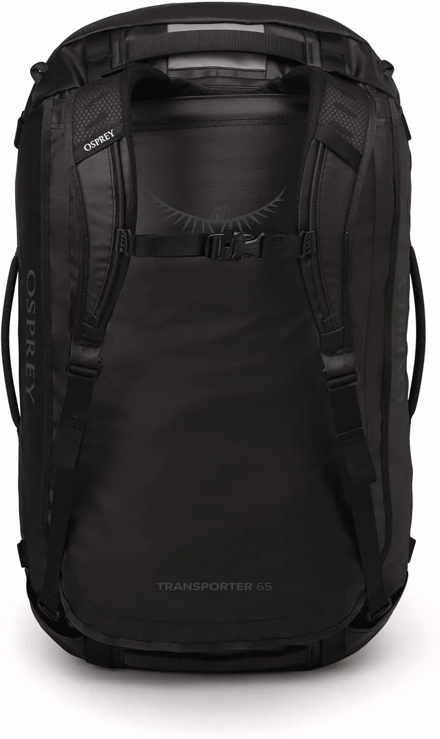 Osprey Transporter 40L Travel Duffel Bag, Black
