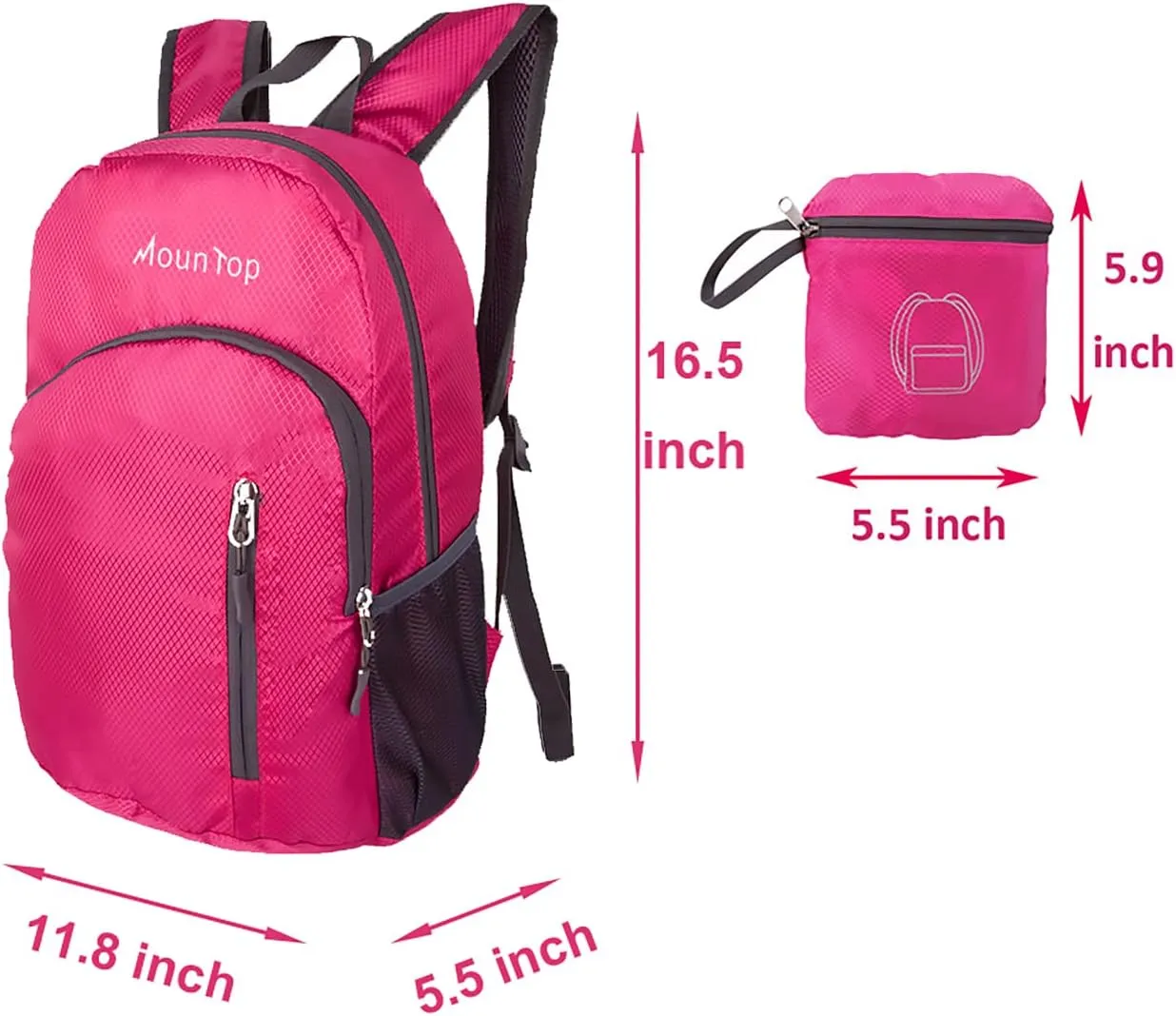 Outdoor Lightweight Foldable Water Resistant Backpack for Travel Hiking Riding