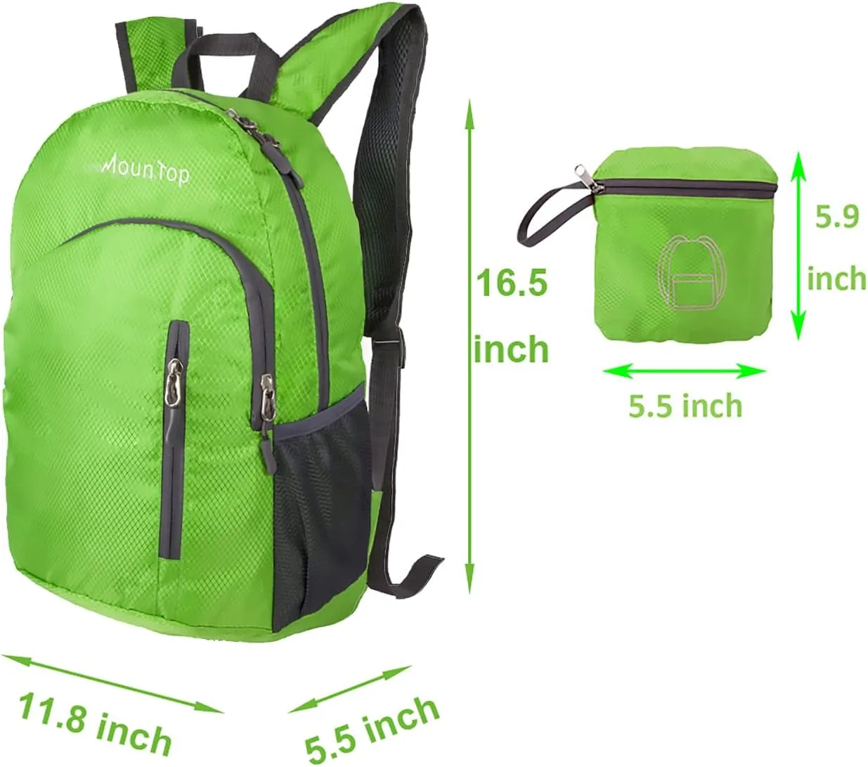 Outdoor Lightweight Foldable Water Resistant Backpack for Travel Hiking Riding