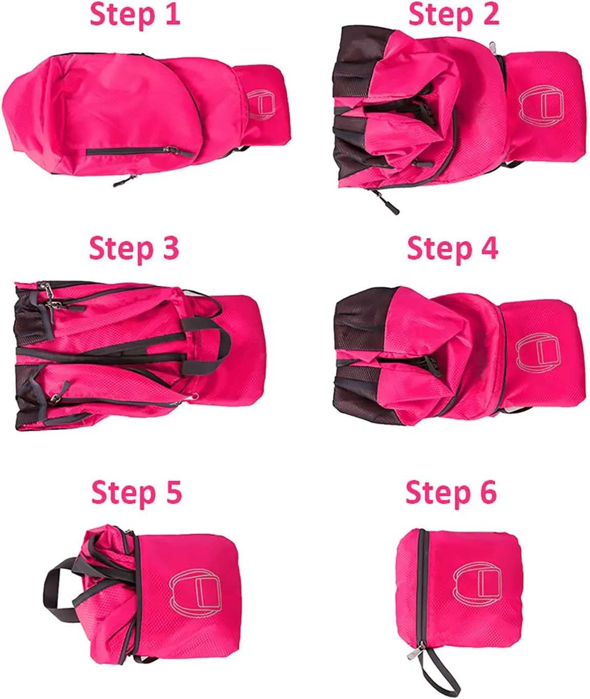Outdoor Lightweight Foldable Water Resistant Backpack for Travel Hiking Riding