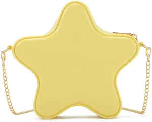 Oweisong Mini Star Fun Purses for Women Unique Novelty Crossbody Shoulder Bag Cute Leather Handbag Messenger Bag Chic Wallet