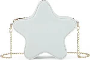 Oweisong Mini Star Fun Purses for Women Unique Novelty Crossbody Shoulder Bag Cute Leather Handbag Messenger Bag Chic Wallet