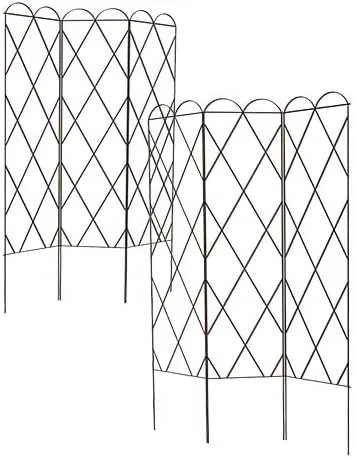 Panacea 90130 Three Panel Plant Support Trellises, Brown, 64" H, Pack of 22