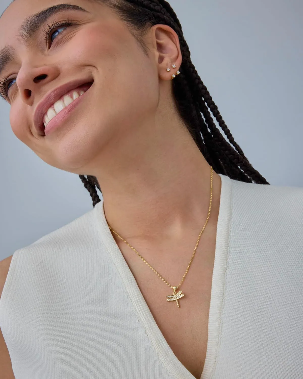 PAVOI Adjustable Whimsical Gold Charm Necklace for Women, 14K Gold Plated Cute Dainty Pendant Necklaces with Charms Set, Hypoallergenic Chain Trendy Cubic Zirconia Heart Religious Sports Pearl Pendant