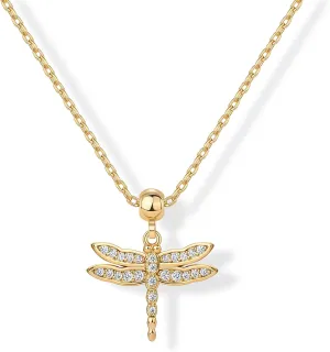 PAVOI Adjustable Whimsical Gold Charm Necklace for Women, 14K Gold Plated Cute Dainty Pendant Necklaces with Charms Set, Hypoallergenic Chain Trendy Cubic Zirconia Heart Religious Sports Pearl Pendant