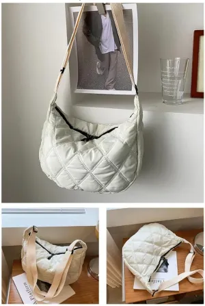 Pbkabiug Embroidery Crossbody Bags for Women Large Capacity Handbags Shoulder Messenger Bag Female Handbag Dumpling Purse