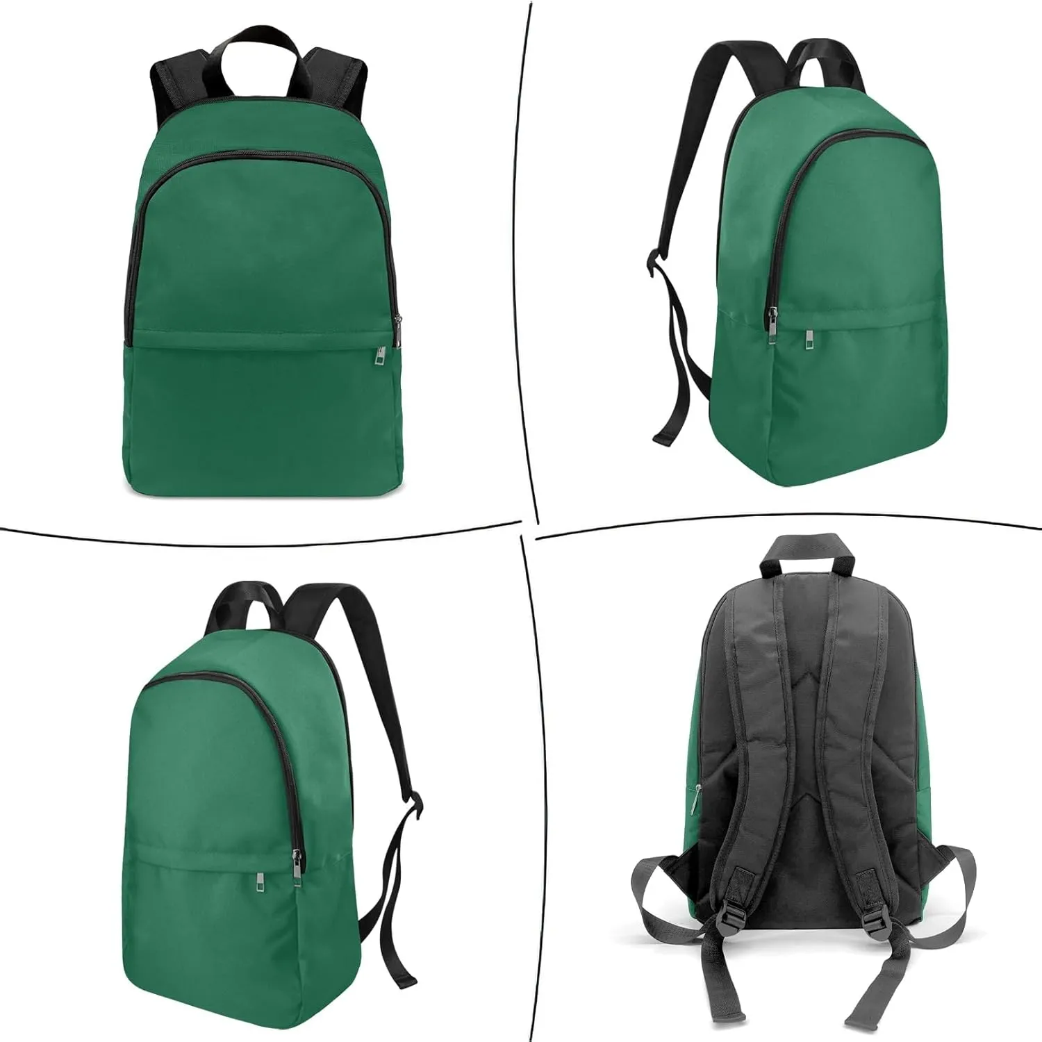 Personalized Gymnastics Man Grey Bling Print Shoulder Bag Backpack Daypack Multifunction Leisure Schoolbag Outdoor Casual Bag with Name Custom