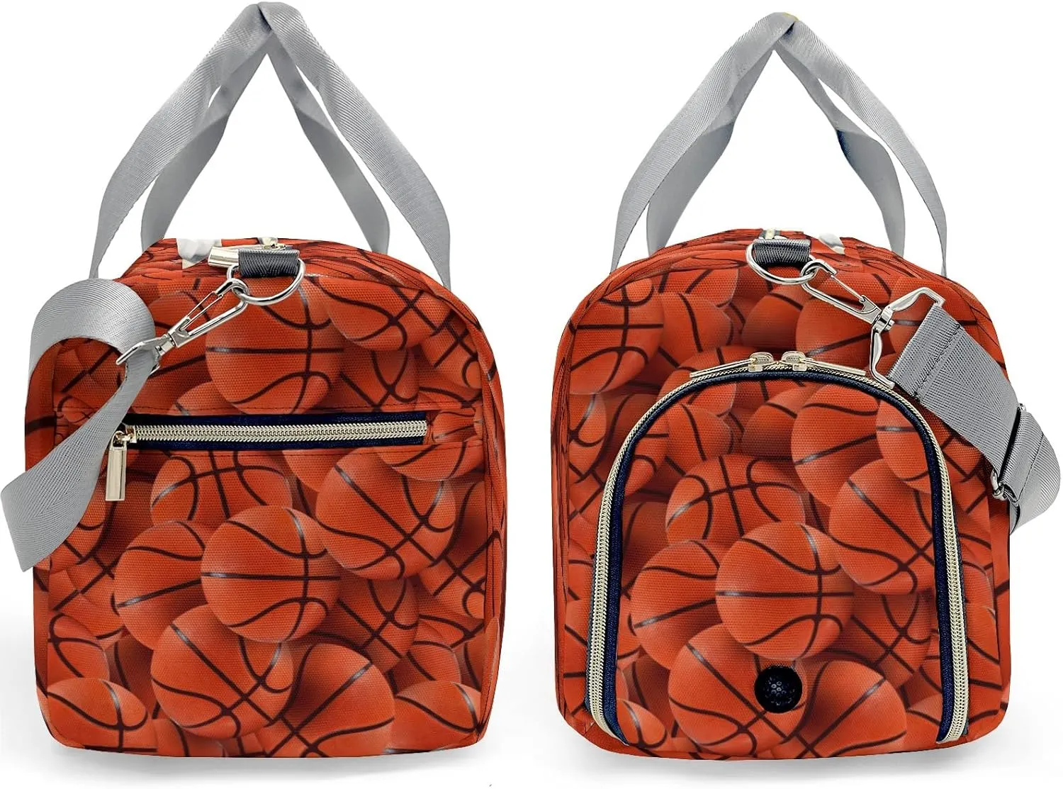 Personalized Sport Basketball Duffel Bag,Customized Sport Player Travel Bag for Gifts