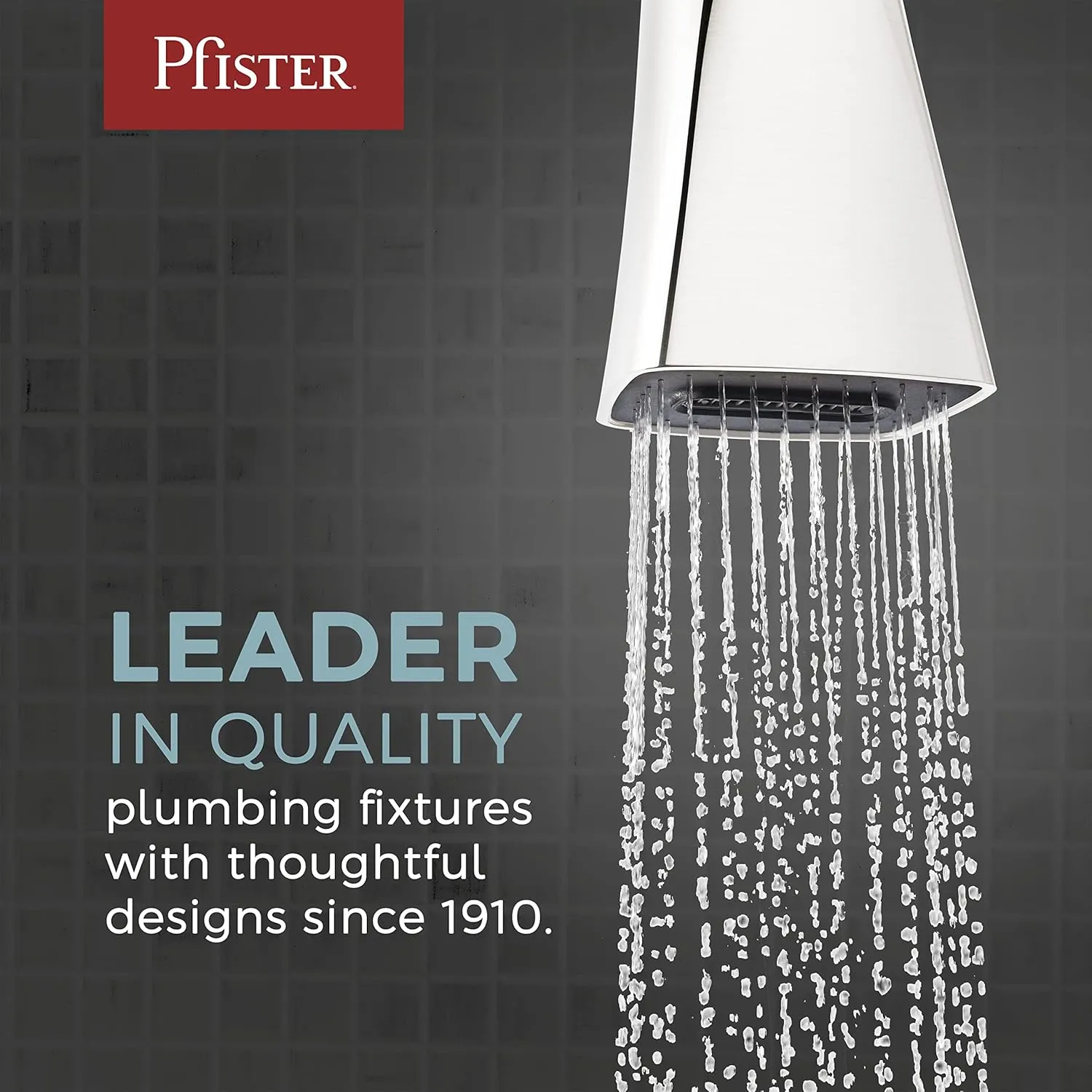Pfister LG49DF0B Kenzo 2-Handle 8" Widespread Waterfall Bathroom Faucet in Matte Black, Water-Efficient Model