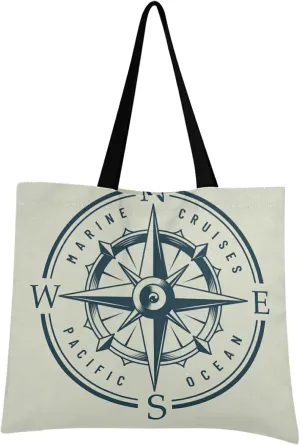 Poeticcity Women Grocery Tote Bag, Canvas Shoulder Bags, Women Handbag for Outdoors
