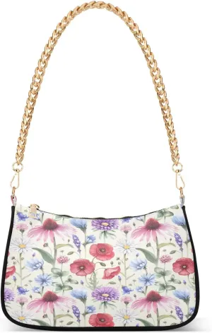Polyester Shoulder Purses for Women,Fashion Shoulder Bag Purse Womens Crescent Crossbody Bag