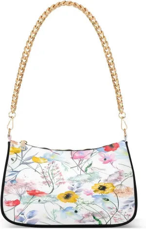 Polyester Shoulder Purses for Women,Fashion Shoulder Bag Purse Womens Crescent Crossbody Bag