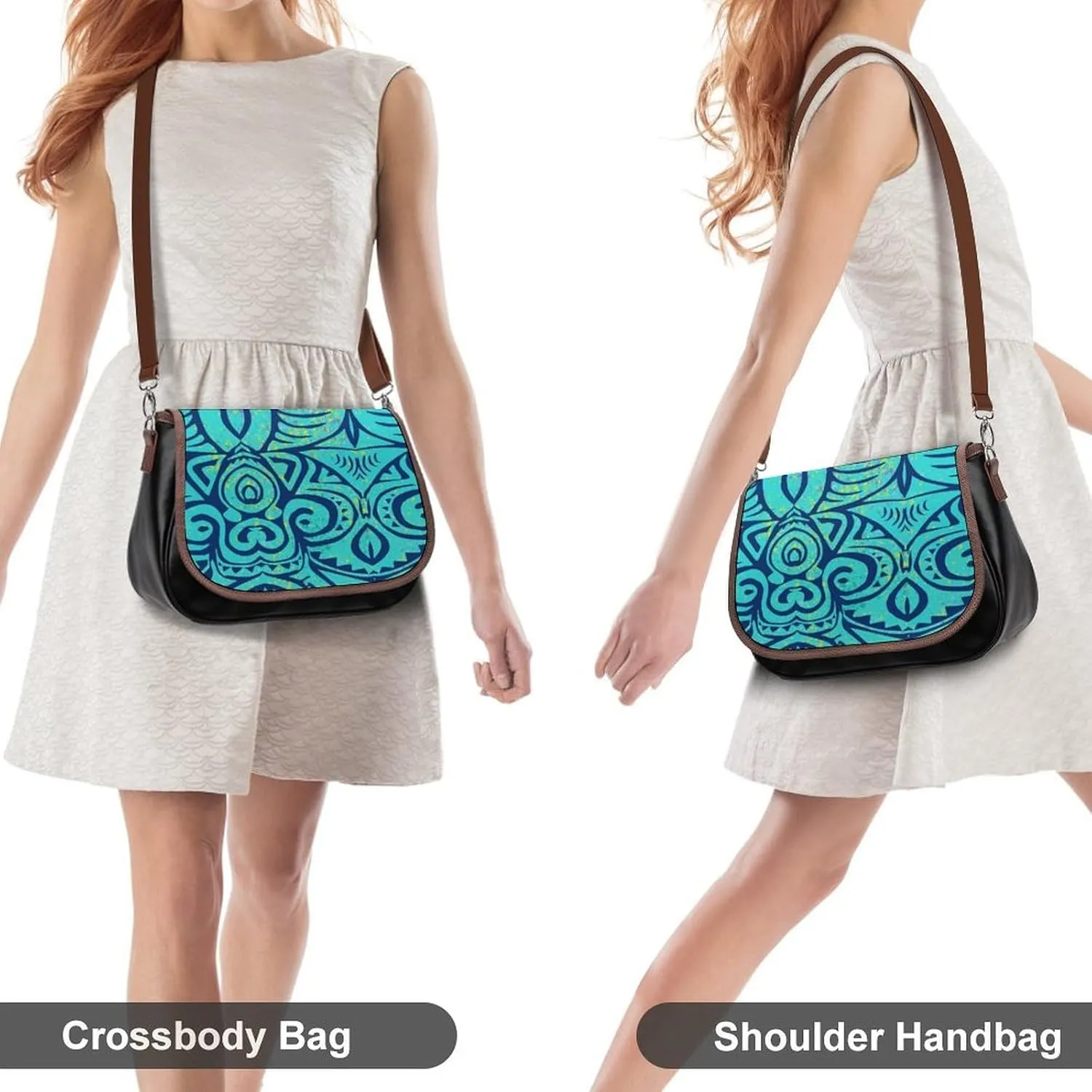 Polynesian Women'S Crossbody Bag Customization, Samoan, Fiji, Hawaiian Island Tribal Design Women'S Bag 2025