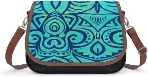 Polynesian Women'S Crossbody Bag Customization, Samoan, Fiji, Hawaiian Island Tribal Design Women'S Bag 2025