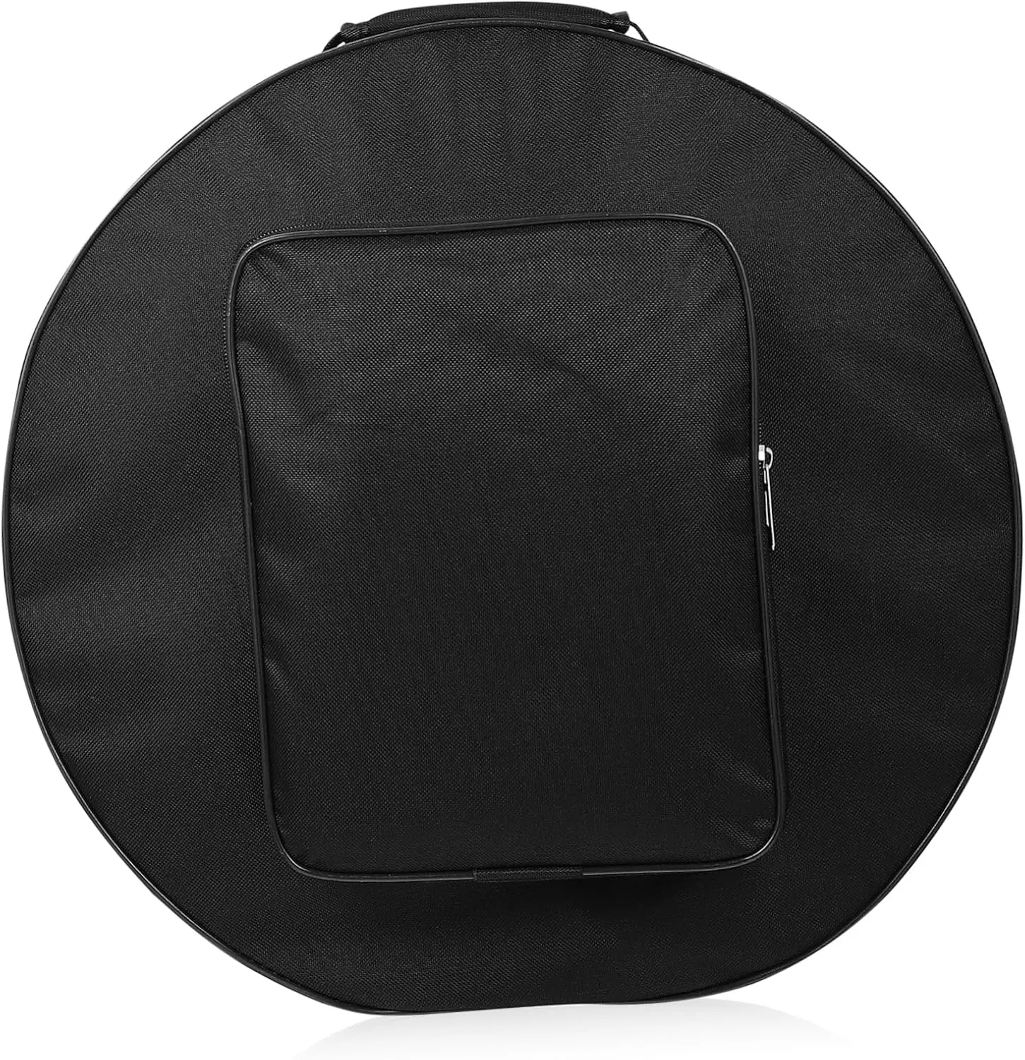 Portable Snare Drum Bag Round Carrying Storage Bag Dual Use Backpack Handheld Drum Bag Practical Capacity Design with Simple Zippers