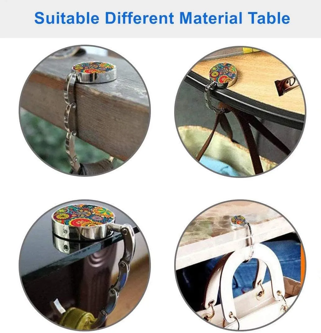 Portable Tote Hanger Table Bar Wallet Instant Swivel Top Hook For Table Tote Storage Folding Decorative Table Hook, Cat