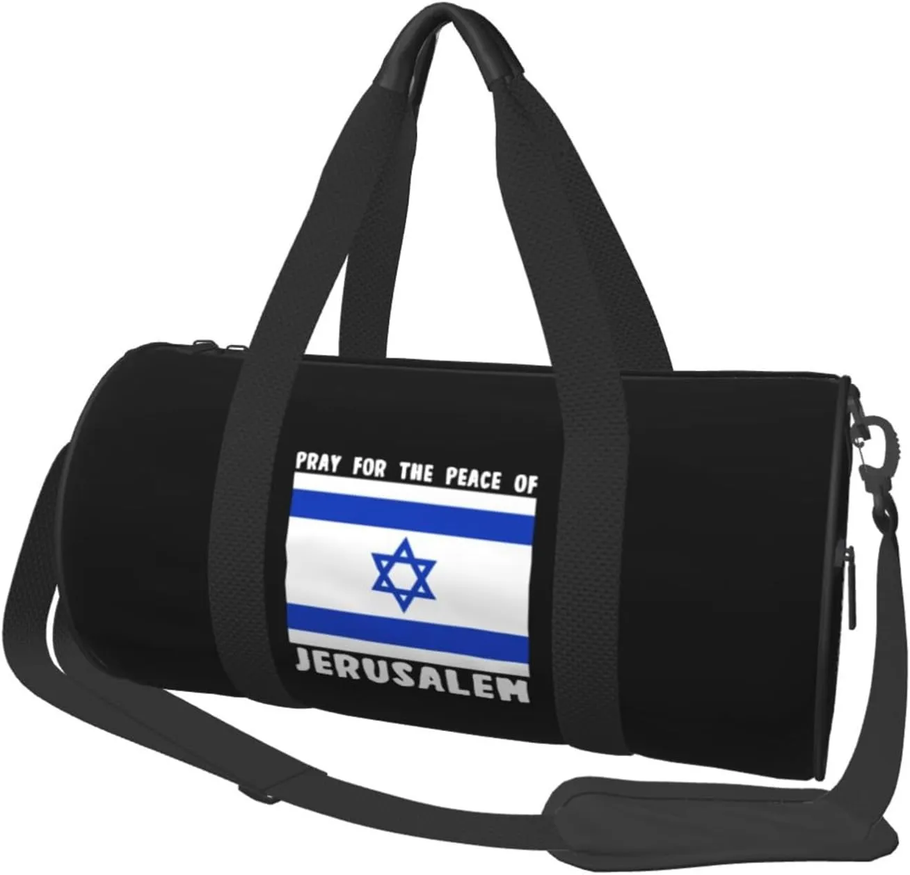 Pray For The Peace Of Jerusalem Duffel Bag Gym Bag Travel Sports Tote Large Foldable Beach Swim Yoga8