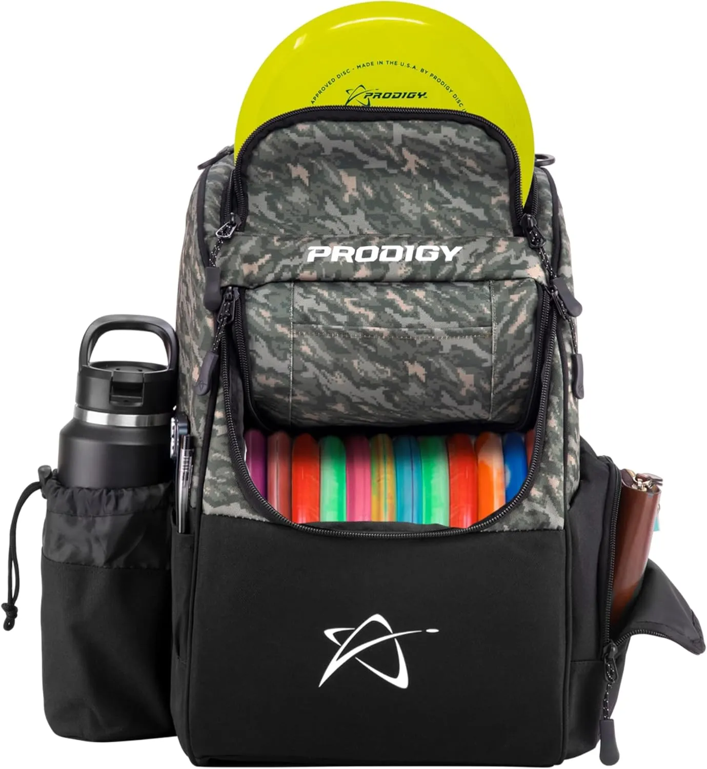 Prodigy Disc Ascent Disc Golf Backpack, Beginner Frisbee Backpack with 18  Disc Capacity, Lightweight Golf Starter Bag, Essential Accessories
