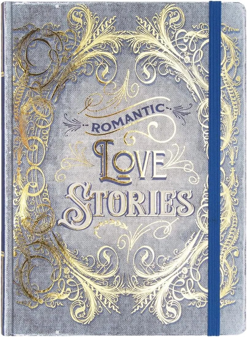 Punch Studio Book Style Journals with Elastic Band Closure (Love Stories)